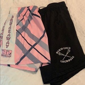 Teen/ladies lacrosse shorts 2 pairs